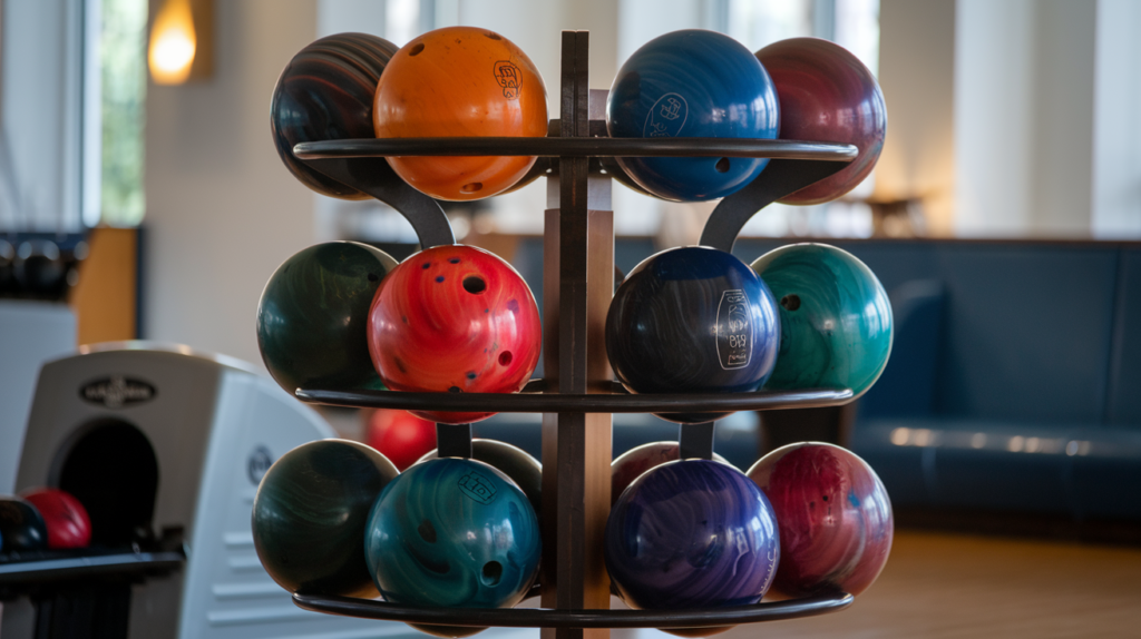 bowling ball rack